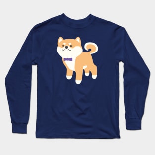 Formal Shiba Inu Long Sleeve T-Shirt